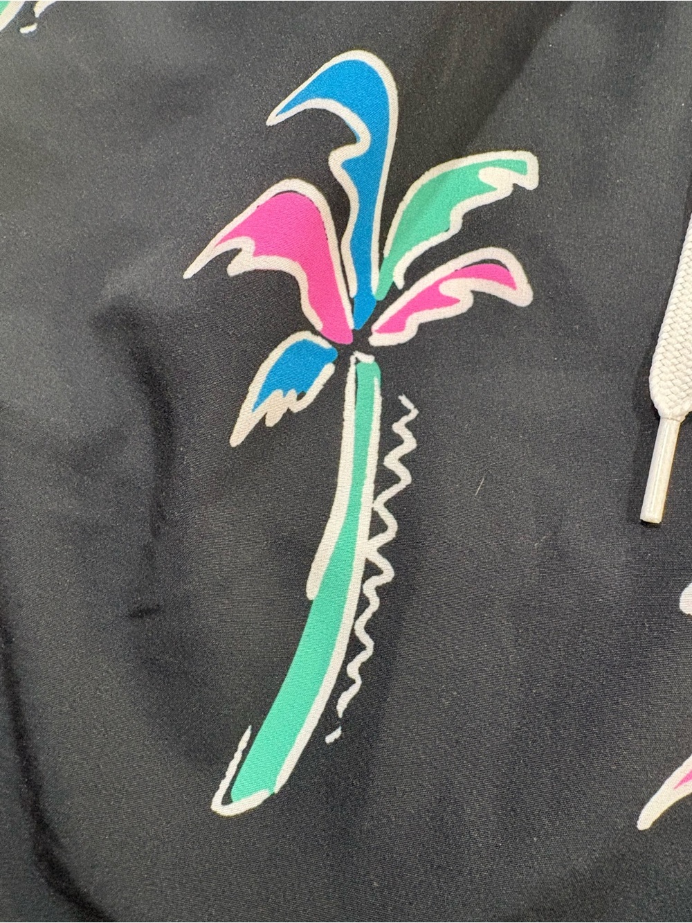 chubbies Black Swim Shorts -Palm Tree - Picture 5 of 5